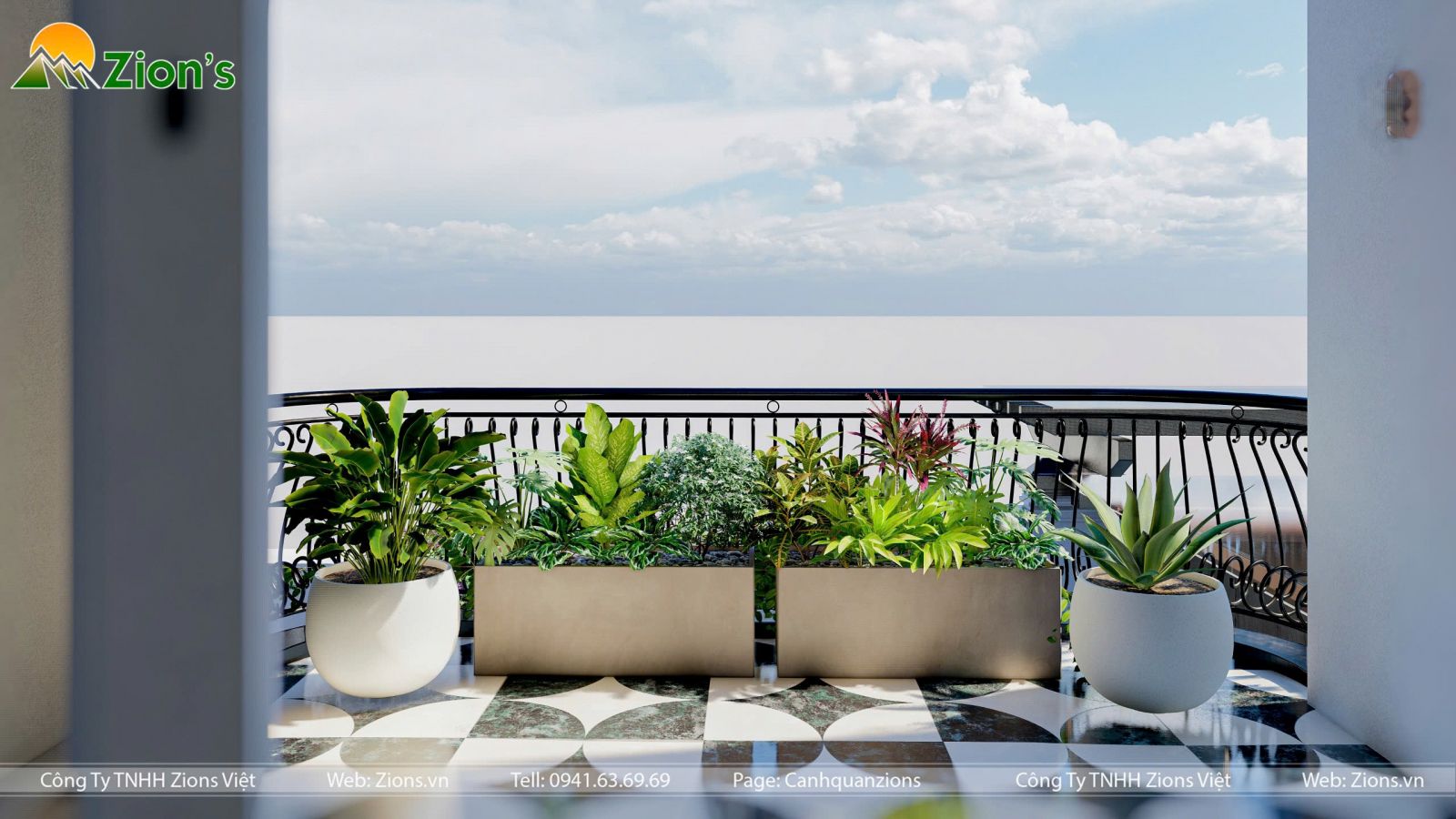 Thiết kế sân vườn biệt thự phong cách nhiệt đới (tropical garden)